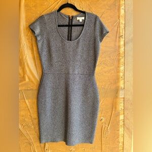 ERIN by Erin Fetherston Sheath Textured Dress with Back Bow Accents Size Large